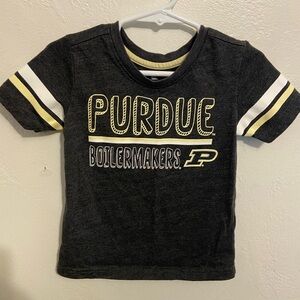 Colosseum 2T Kids Purdue Boilermakers Tee - Black and Yellow